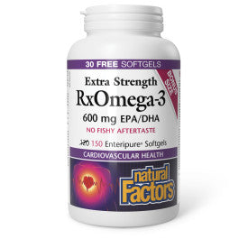 NATURAL FACTORS RXOMEGA-3 600mg 150sg