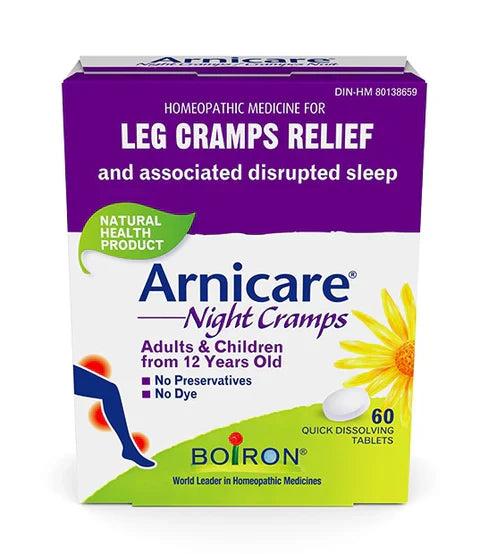 BOIRON ARNICARE LEG CRAMPS RELIEF NIGHT 60 TABLETS