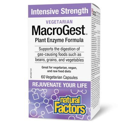 NATURAL FACTORS MACROGEST VEGETARIAN INTENSIVE STRENGHT 60CAPS