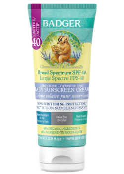 BADGER BABY SPF 30 NATURAL MINERAL SUNSCREEN 87ml