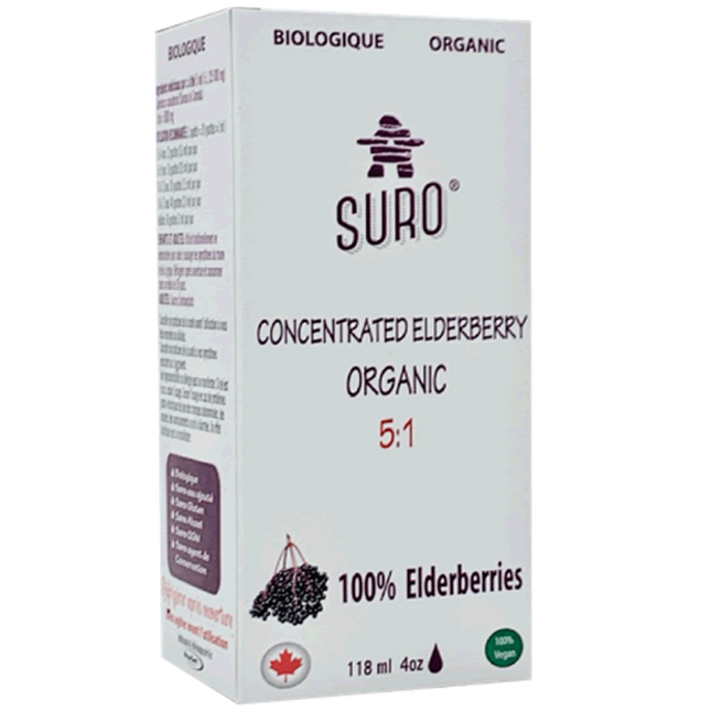 SURO 有機濃縮接骨木果汁 5:1 118ml