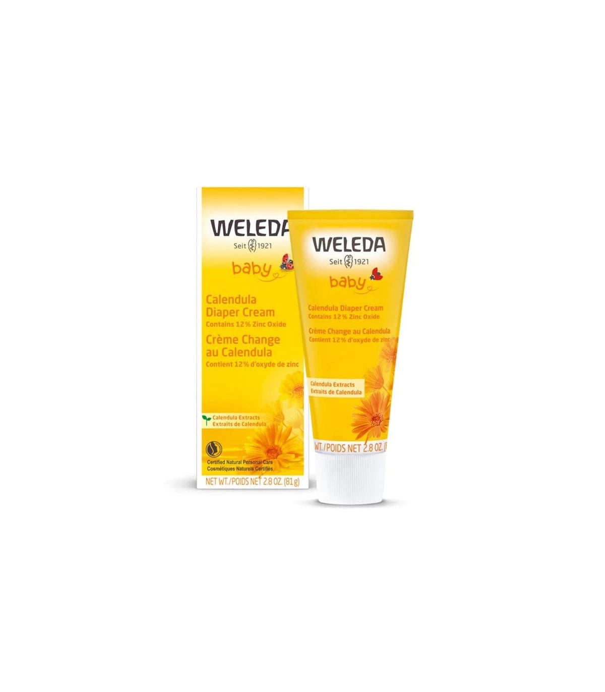 Weleda Baby Calendula 2-in-1 Gentle Shampoo and Body Wash, 6.8 Fluid Ounce,  Plant Rich Cleanser with Calendula and Sweet Almond Oil