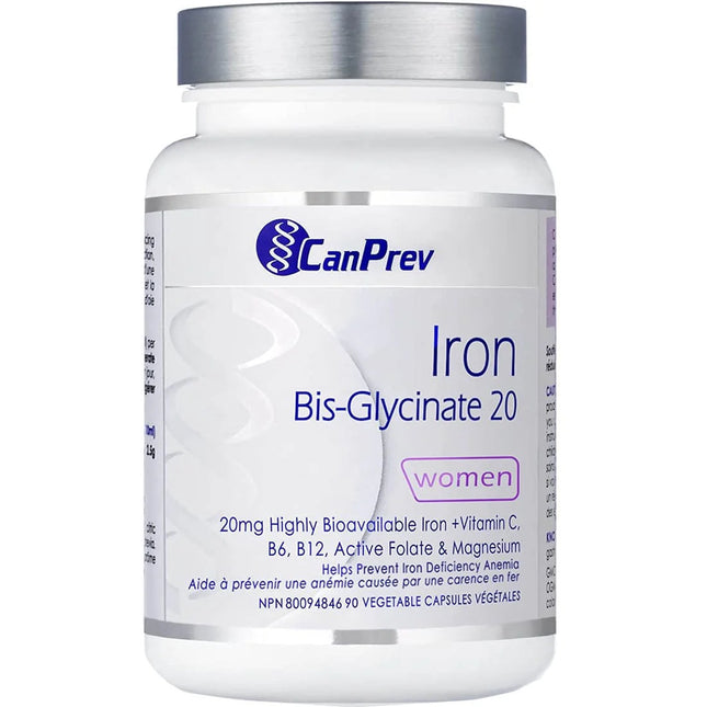 CANPREV IRON BISGLYCINATE 90vcaps