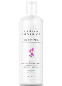 CARINA ORGANICS SWEET PEA DAILY MOISTURIZING SHAMPOO 360ml