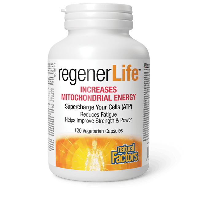 自然因子 REGENERLIFE 粒線體能量 120 粒膠囊