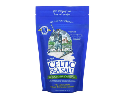 CELTIC SEA SALT FINE GROUND RESEALABLE BAG 454g