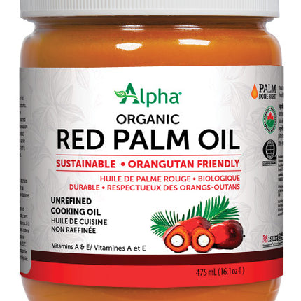 ALPHA ORGANIC RED PALM OIL 475ML
