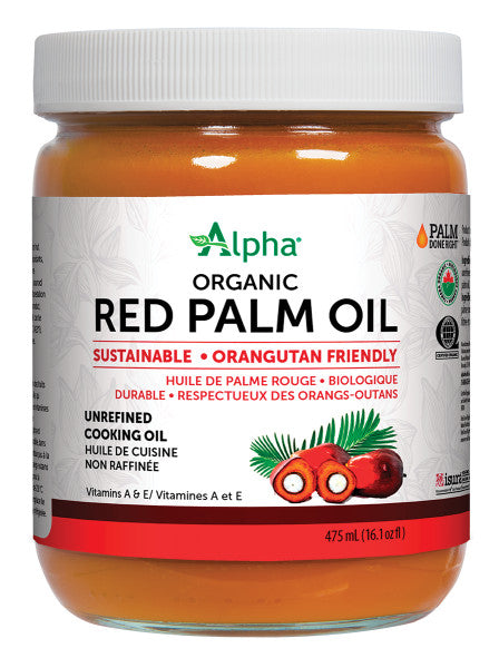 ALPHA ORGANIC RED PALM OIL 475ML