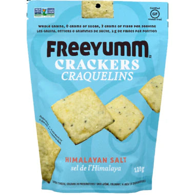 FREEYUMM CRACKERS HIMALAYAN SALT 120g