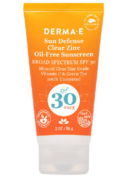 DERMA-E SUN DEFENSE CLEAR ZINC OIL-FREE SUNSCREEN SPF30 60ml