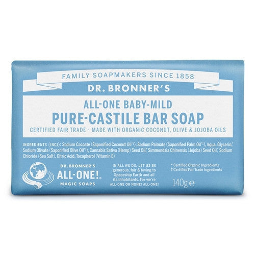 DR. BRONNERS BABY MILD SOAP BAR 140g