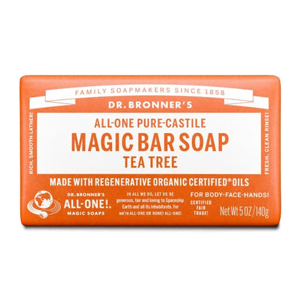 DR. BRONNERS TEA TREE SOAP BAR 140g