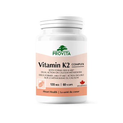 PROVITA VITAMIN K2 120MG COMPLEX - 60 VCAPS