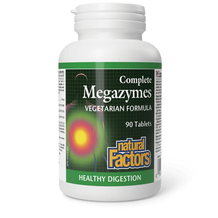 NATURAL FACTORS COMPLETE MEGAZYMES 180VCAPS