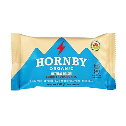 HORNBY ORGANIC BAR OATMEAL RAISIN 80G