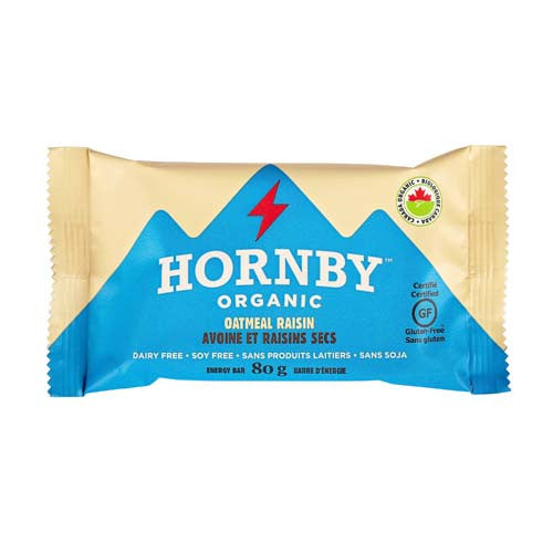HORNBY ORGANIC BAR OATMEAL RAISIN 80G