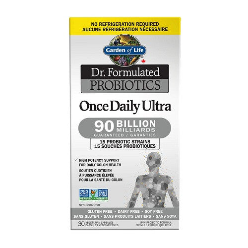 生命花園博士配方益生菌每日一次超級90B 30粒膠囊