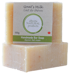 ALBERTA NATURAL PRODUCTS GOAT'S MILK HANDMADE BAR SOAP 100g