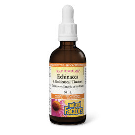 NATURAL FACTORS ECHINAMIDE ECHINACEA & GOLDENSEAL TINCTURE 50ml