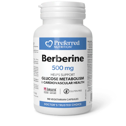 PREFERRED NUTRITION 小蘗鹼 500毫克 90粒膠囊