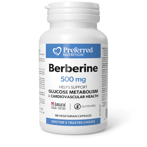 PREFERRED NUTRITION BERBERINE 500mg 90vcaps