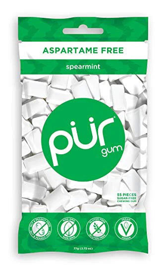 PUR GUM SPEARMINT BAG 55 PC