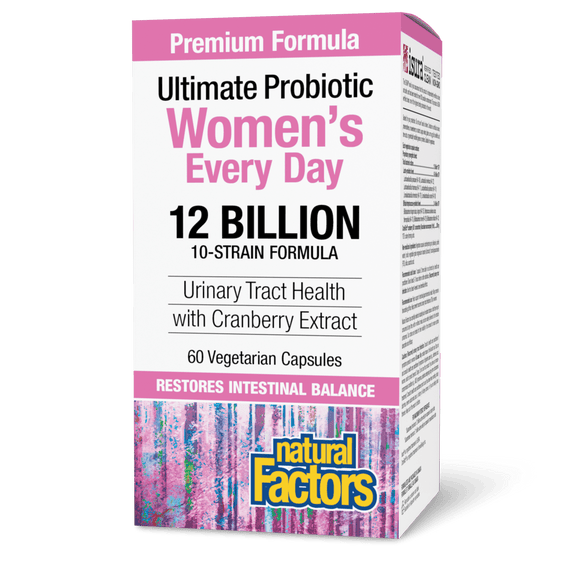 NATURAL FACTORS WOMEN'S MULTI PROBIOTIC 60vcap (F)