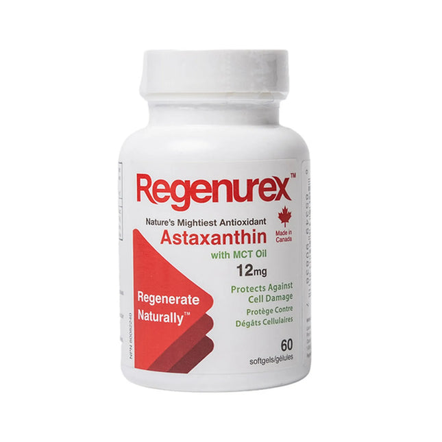 REGENUREX 蝦紅素 12MG - 60 片軟膠囊
