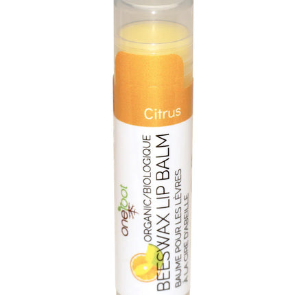 ONEROOT HONEY ORGANIC BEESWAX LIP BALM CITRUS 4.25G
