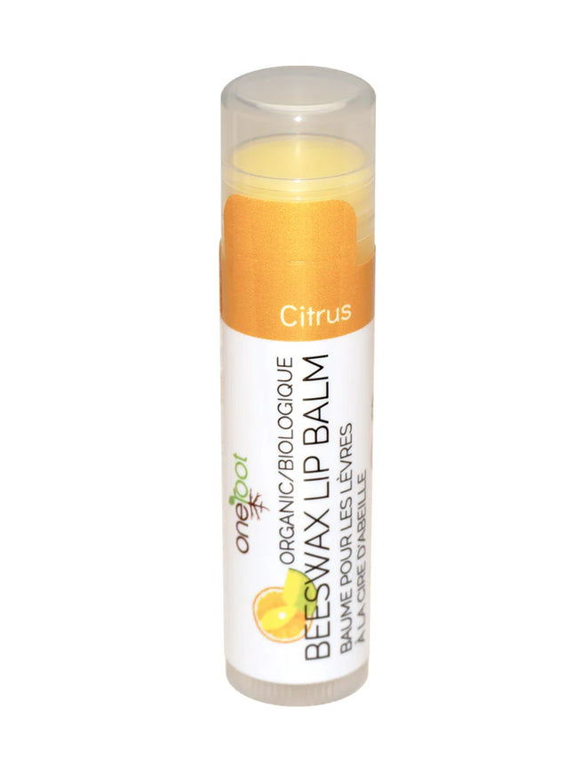 ONEROOT HONEY ORGANIC BEESWAX LIP BALM CITRUS 4.25G