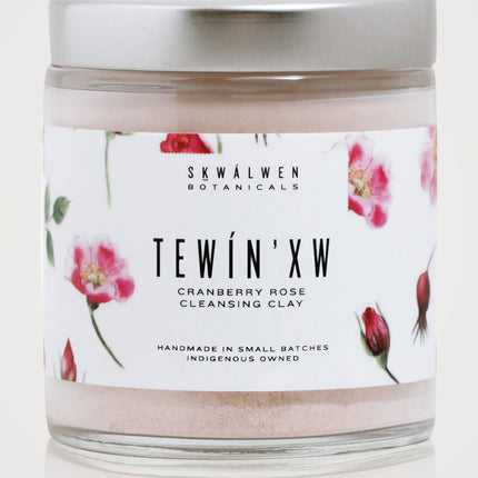 SKWALWEN BOTANICALS TEWIN'XW CLEANSING CLAY 4oz