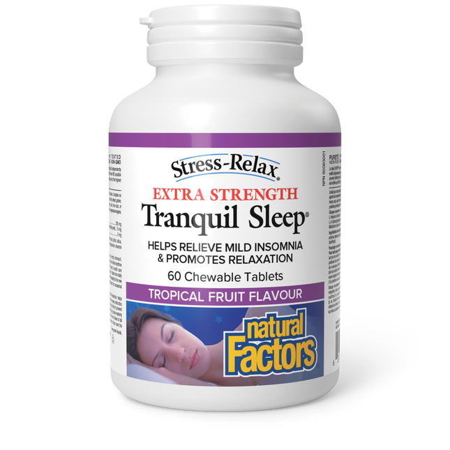 NATURAL FACTORS EXTRA STRENGTH TRANQUIL SLEEP 60TABS