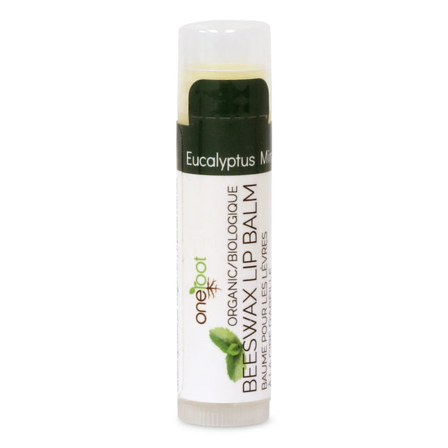 ONEROOT HONEY ORGANIC BEESWAX LIP BALM EUCALYPTUS MINT 4.25G