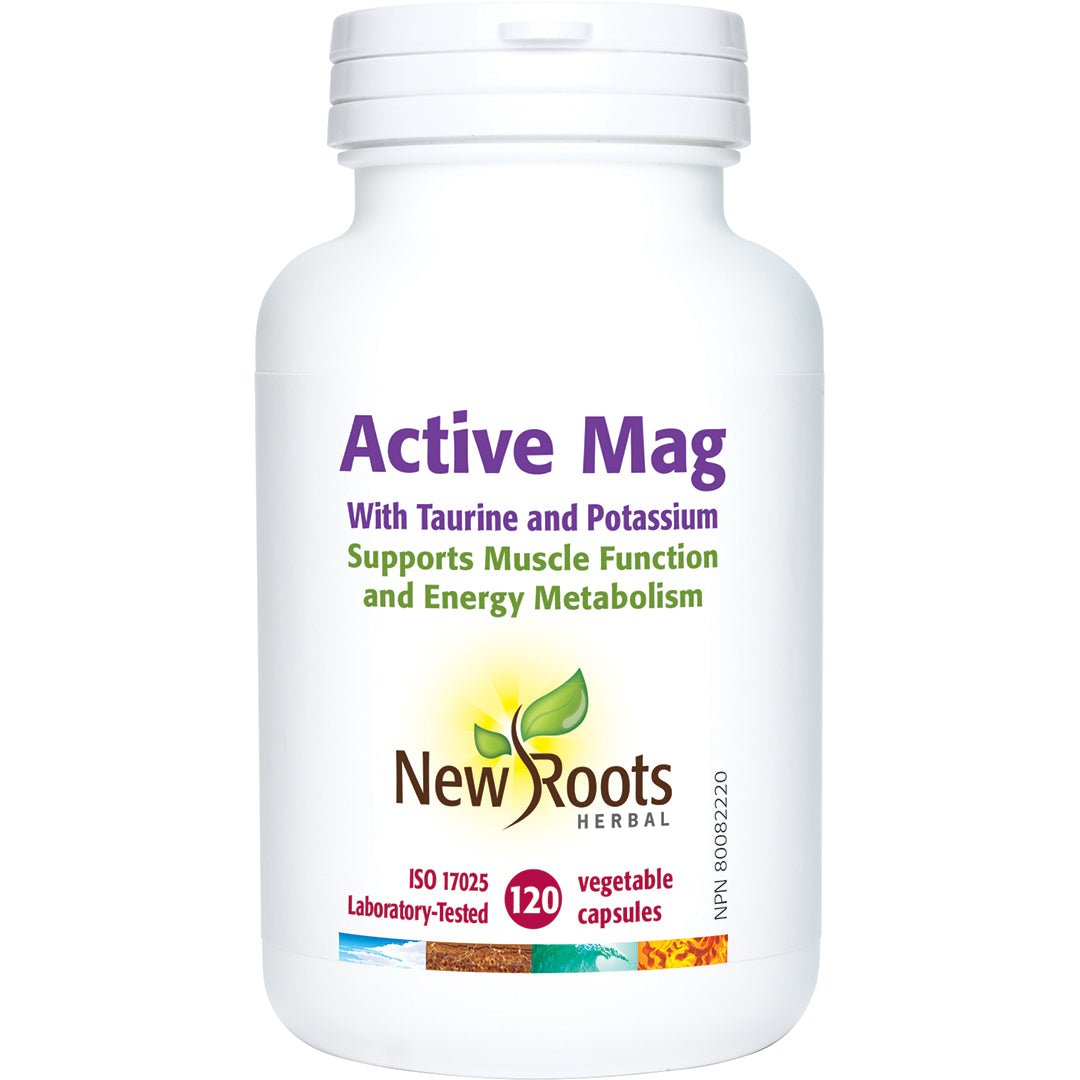 Nes Roots NEW ROOTS ACTIVE MAG 120 CAPS – Finlandia Natural Pharmacy