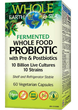 WHOLE EARTH AND SEA PROBIOTIC FERMENTED WHOLE FOOD 60vcaps