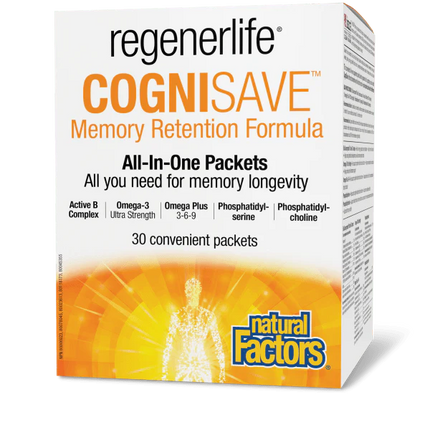 NATURAL FACTORS REGENERLIFE COGNISAVE 30PACK