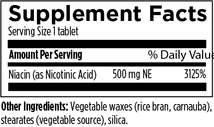 DESIGN FOR HEALTH NIACIN CRT 500mg 60caps