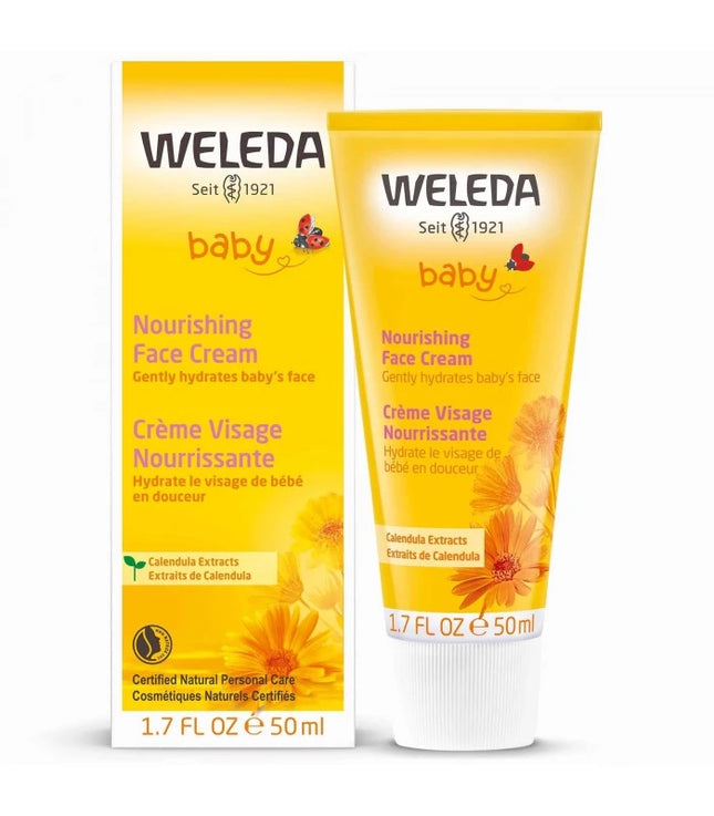WELEDA BABY NOURISHING FACE CREAM CALENDULA EXTRACT 50ml