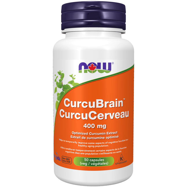 NOW CURCUBRAIN LONGVIDA 400mg 50caps