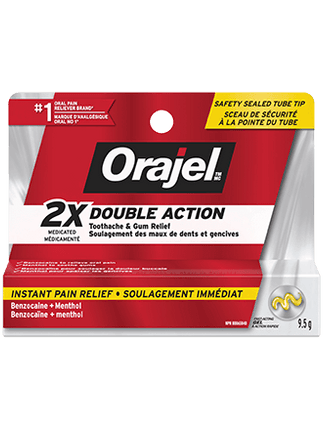 ORAJEL DOUBLE ACTION GEL 9.5G