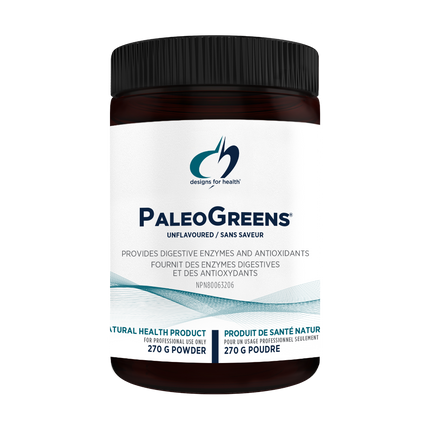 DESIGNS FOR HEALTH PALEOGREENS UNFLAVOURED PWDR 270g