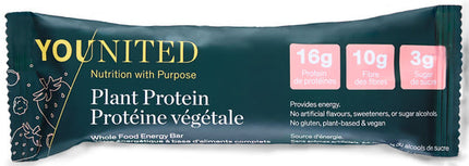 YOUNITED HIGH PLANT PROTEIN SNACK BAR SUMMER BERRIES 60g