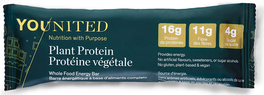 YOUNITED HIGH PLANT PROTEIN SNACK BAR CHOCOLATE 60g