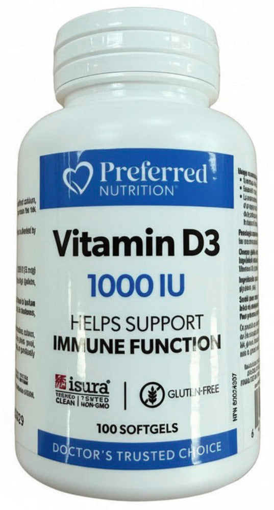 PREFERRED NUTRITION VITAMIN D3 1000 UI SG 100
