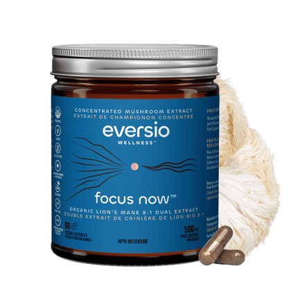 EVERSIO WELLNESS FOCUS NOW LIONS MANE JAR 60caps