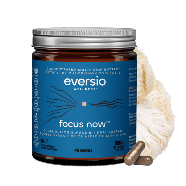 EVERSIO WELLNESS FOCUS NOW LIONS MANE JAR 60caps