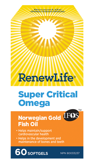 RENEW LIFE SUPER CRITICAL OMEGA NORWEGIAN GOLD 60sg
