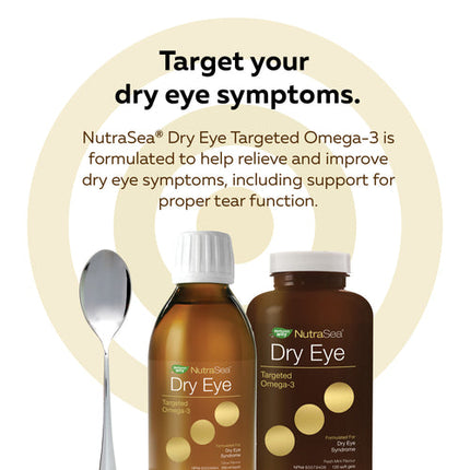 NATURE'S WAY NUTRASEA DRY EYE TARGETED OMEGA 3 CITRUS 200ML