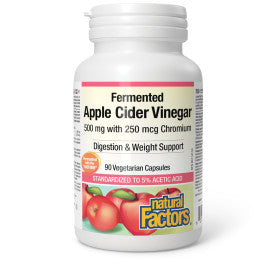 NATURAL FACTORS FERMENTED APPLE CIDER VINEGAR 90vcap