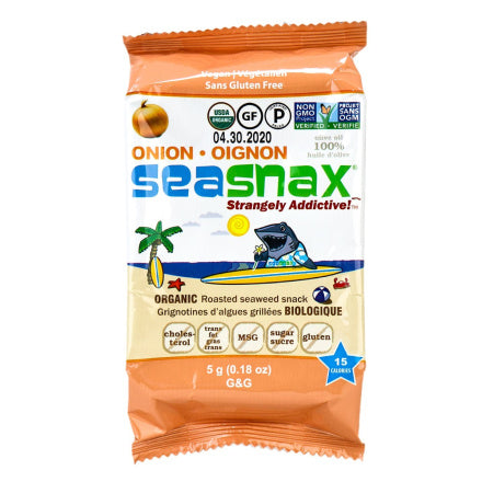 SEASNAX SESX SEAWEED GR&GO ONION 5g